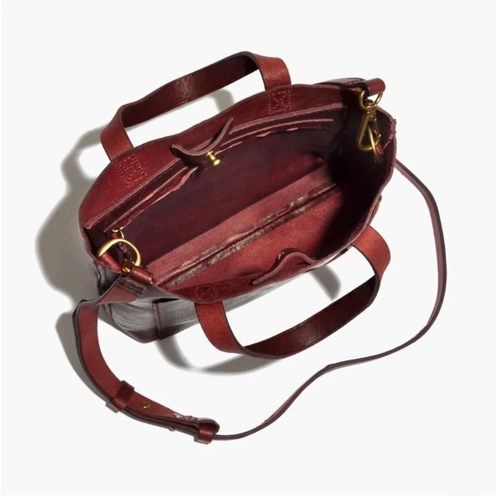 Madewell Small Transport Bag in Dark Cabernet - Picture 2 of 12